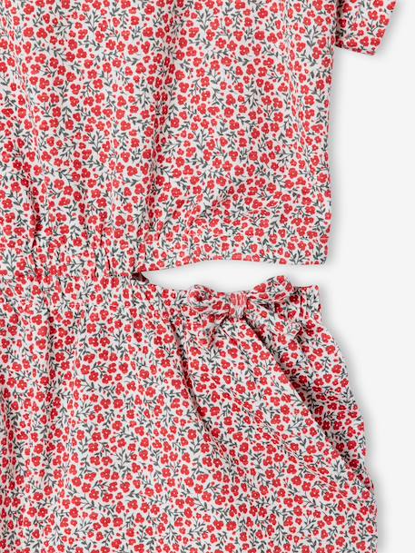 Combi short fille jersey écru+multicolore 3 - vertbaudet enfant 