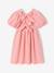Robe fille Vichy noeuds dos corail 3 - vertbaudet enfant 
