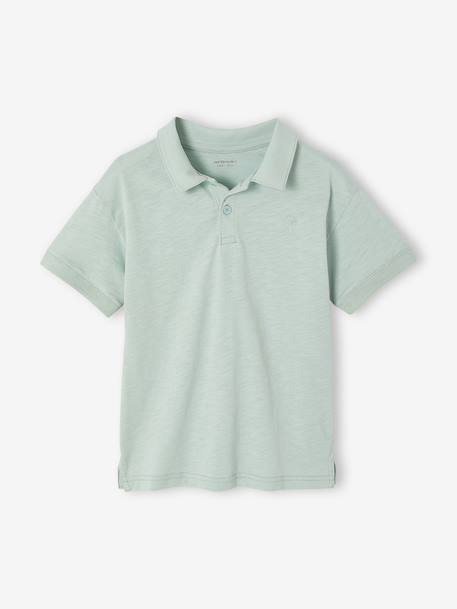 Polo manches courtes garçon menthe 1 - vertbaudet enfant 
