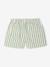 Short twill fille écru+vert sauge 6 - vertbaudet enfant 