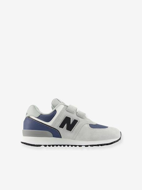 Basket P5744HP blanc+bleu+gris 7 - vertbaudet enfant 