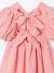 Robe fille Vichy noeuds dos corail 4 - vertbaudet enfant 