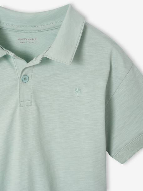 Polo manches courtes garçon menthe 3 - vertbaudet enfant 