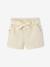 Short fille style paperbag écru+rose+tomette 2 - vertbaudet enfant 