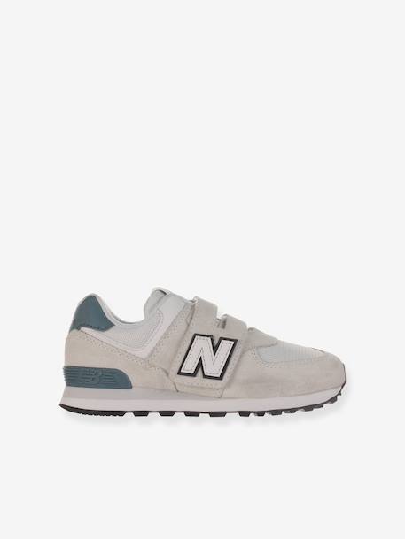 Basket P5744HP blanc+bleu+gris 2 - vertbaudet enfant 