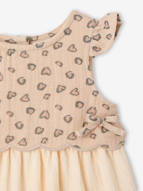 Robe bébé fille bimatière vanille 3 - vertbaudet enfant 