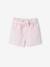 Short fille twill ceinture à nouer rayé bleu+rose+vanille 6 - vertbaudet enfant 