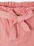 Short fille style paperbag écru+rose+tomette 8 - vertbaudet enfant 
