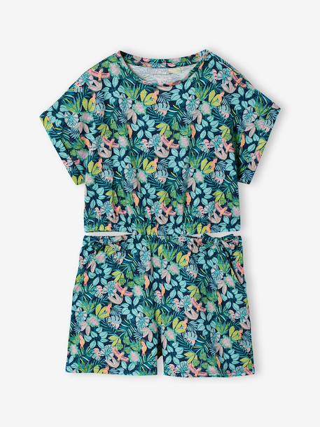 Combi short fille jersey écru+multicolore 9 - vertbaudet enfant 