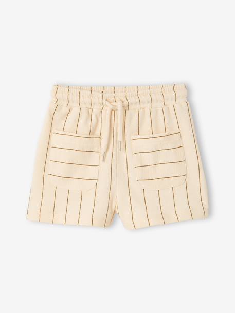 Short bébé garçon coton bio écru 2 - vertbaudet enfant 