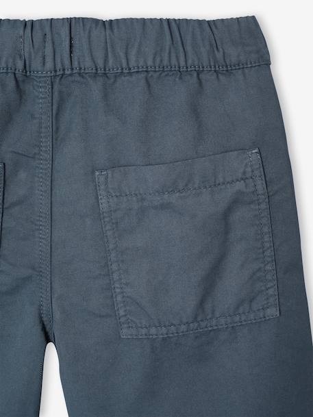 Bermuda garçon élastique bleu jean+jaune pastel+vert sapin 7 - vertbaudet enfant 