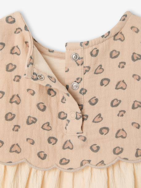 Robe bébé fille bimatière vanille 4 - vertbaudet enfant 