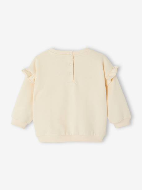 Sweat bébé fille personnalisable noix de pécan+vanille 7 - vertbaudet enfant 