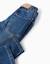 Pantalon en jean baggy Bleu+Bleu clair 4 - vertbaudet enfant 
