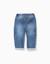 Pantalon en jean à coupe droite et poches cargo Bleu 2 - vertbaudet enfant 
