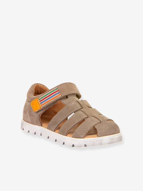 Sandales KEKO enfant Froddo beige+bleu jean+caramel 1 - vertbaudet enfant 