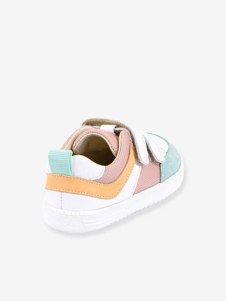 Chaussures barefoot ZERU LOOP enfant Froddo bleu+rose poudré 9 - vertbaudet enfant 