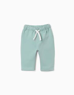 -Pantalon en coton avec cordon de serrage
