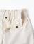 Pantalon en coton à jambe large avec fleurs brodées Blanc 3 - vertbaudet enfant 
