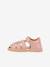 Sandales barefoot FLEXY F enfant Froddo bleu ciel+corail+jaune+rose poudré 18 - vertbaudet enfant 