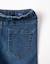 Pantalon en jean slim avec cordon de serrage Bleu+Bleu foncé 3 - vertbaudet enfant 