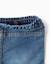Pantalon en jean à coupe droite et poches cargo Bleu 3 - vertbaudet enfant 