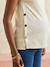 T-shirt grossesse sans manches coton bio beige+kaki 5 - vertbaudet enfant 