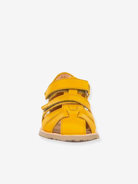 Sandales barefoot FLEXY F enfant Froddo bleu ciel+corail+jaune+rose poudré 15 - vertbaudet enfant 