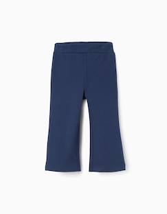 Bébé-Pantalon, jean-Legging évasé en coton peigné