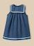 Robe en denim light bébé Denim bleu 1 - vertbaudet enfant 