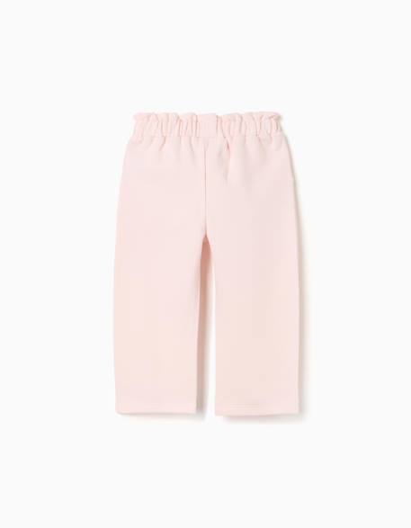 Pantalon de jogging en coton peigné à imprimé minnie Rose clair 2 - vertbaudet enfant 