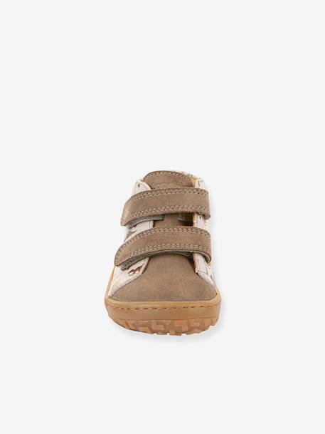 Chaussures premiers pas barefoot imprimés bébé Froddo beige+rose clair 5 - vertbaudet enfant 