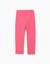 Lot de 2 leggings en coton unis/à fleurs Bleu+Rose 6 - vertbaudet enfant 