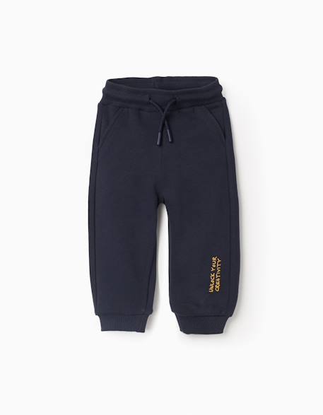 Bébé-Pantalon de jogging en coton à imprimé creativity