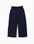 Pantalon à jambe large en point de rome Bleu foncé 2 - vertbaudet enfant 