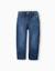 Pantalon en jean baggy Bleu+Bleu clair 1 - vertbaudet enfant 