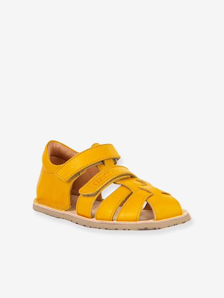 Sandales barefoot FLEXY F enfant Froddo bleu ciel+corail+jaune+rose poudré 11 - vertbaudet enfant 
