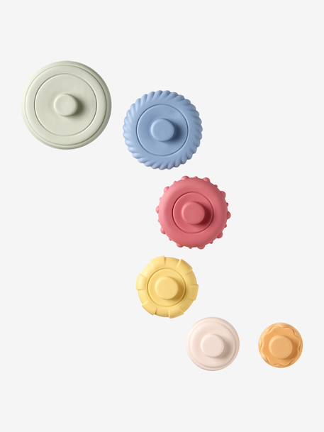 Pyramide sensorielle à empiler multicolore 3 - vertbaudet enfant 