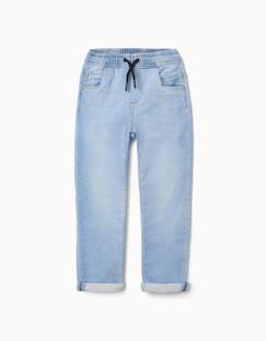 -Pantalon de jogging en jean avec cordon