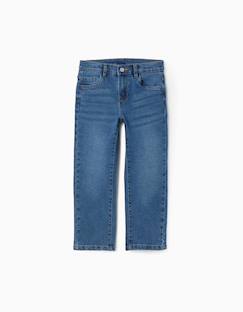 -Pantalon en jean à coupe droite