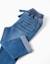 Pantalon en jean slim à cordon Bleu+Bleu foncé 4 - vertbaudet enfant 