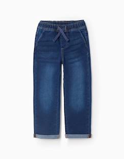 -Pantalon en jean slim avec cordon de serrage