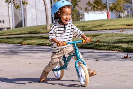 Draisienne junior, légère, équipée d'une double roue arrière Noir+Vert+Vert et maron 9 - vertbaudet enfant 