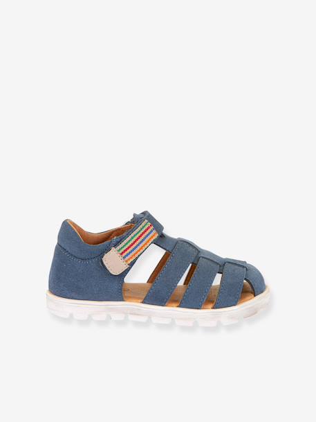 Sandales KEKO enfant Froddo beige+bleu jean+caramel 7 - vertbaudet enfant 