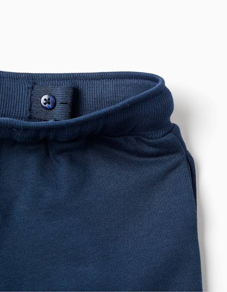 Pantalon de jogging en coton peigné super friends Bleu foncé 3 - vertbaudet enfant 