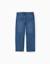 Pantalon en jean à coupe droite Bleu+Bleu foncé 2 - vertbaudet enfant 