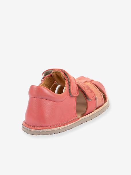 Sandales barefoot FLEXY F enfant Froddo bleu ciel+corail+jaune+rose poudré 9 - vertbaudet enfant 