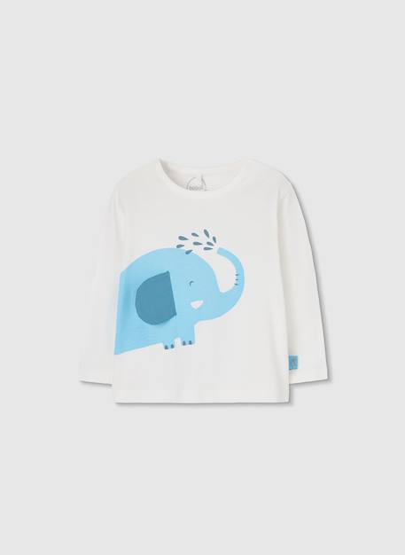 Ensemble bébé t-shirt pantalon coton Blanc 3 - vertbaudet enfant 