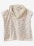 Poncho bébé coton recyclé personnalisable MON CŒUR rose imprimé 3 - vertbaudet enfant 