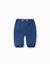 Pantalon en jean avec boutons décoratifs Bleu clair 1 - vertbaudet enfant 